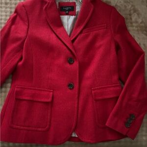 Talbots Women's Vibrant Red Blazer